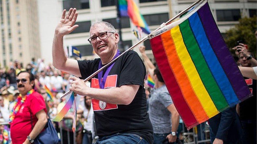 Jim Obergefell at San Francisco Pride in 2015