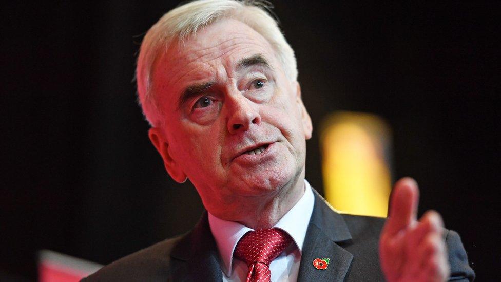 John McDonnell speaking in Liverpool