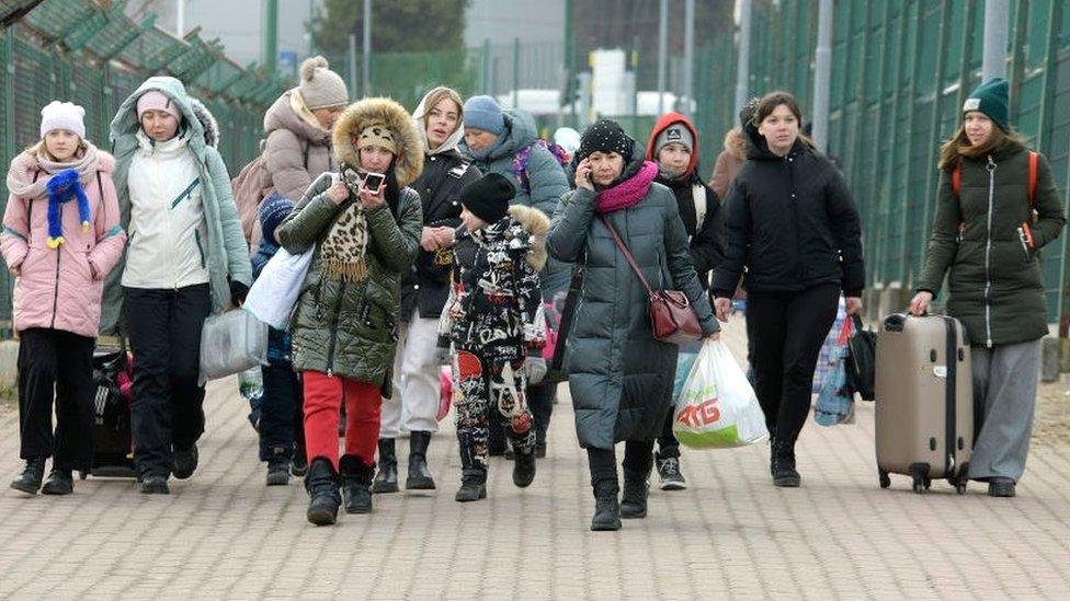 Ukrainian refugees