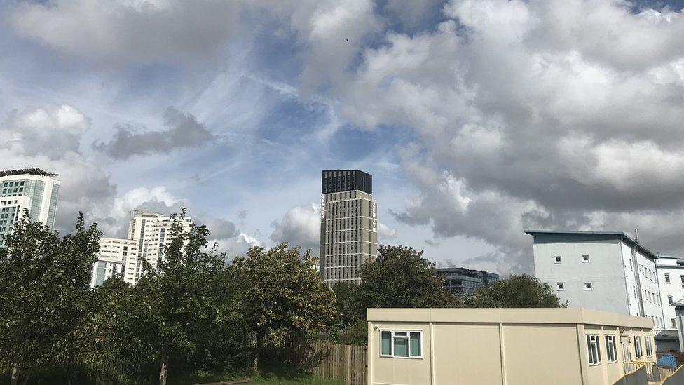 The Cardiff skyline