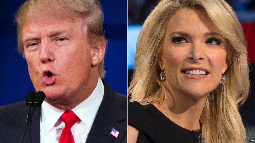 Donald Trump and Megyn Kelly