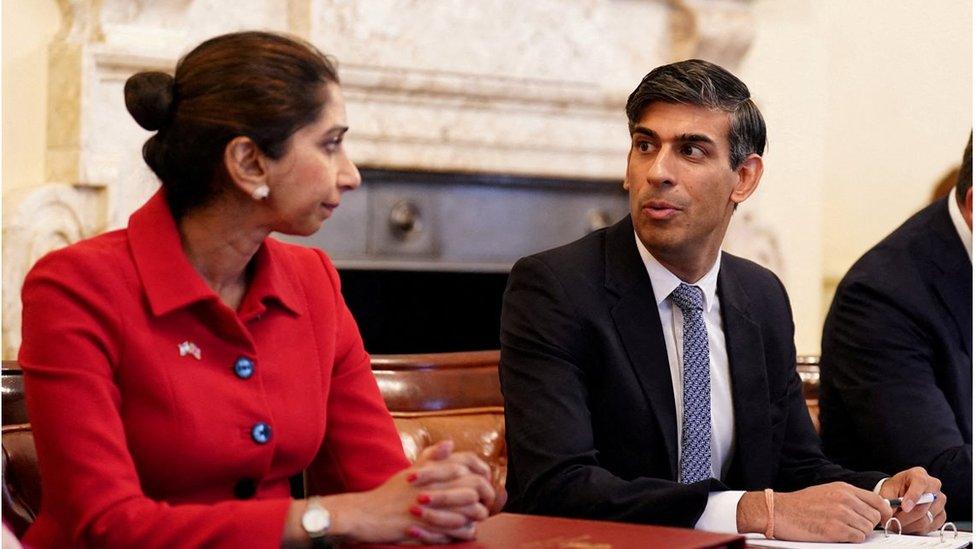 Suella Braverman and Rishi Sunak