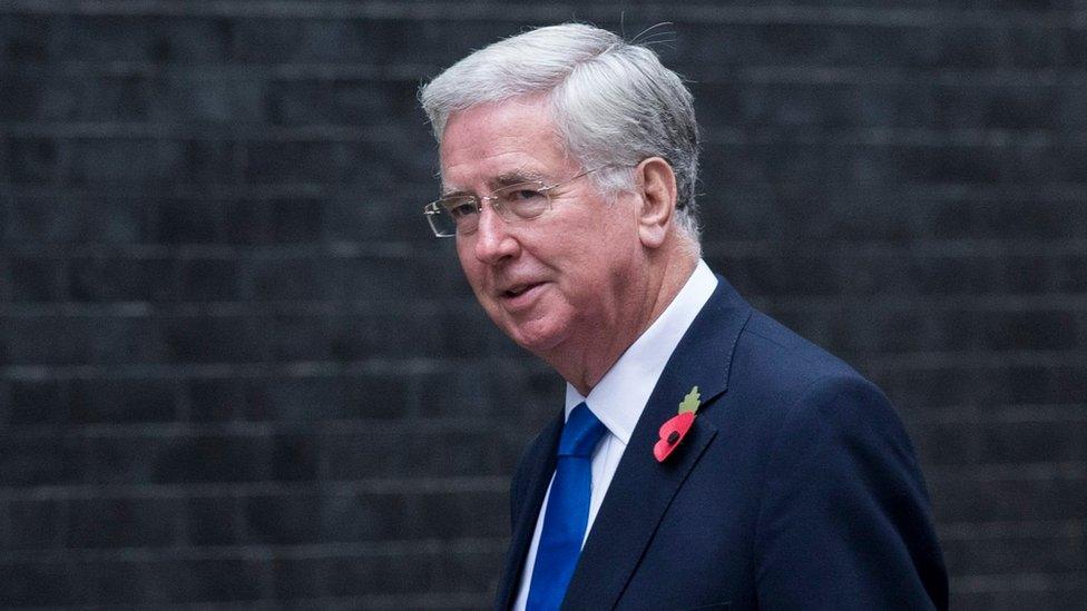 File photo of Sir Michael Fallon.