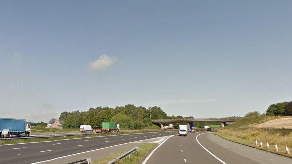 M6 motorway near junction 5
