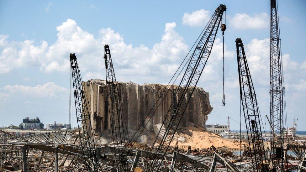 Beirut's port after the blast