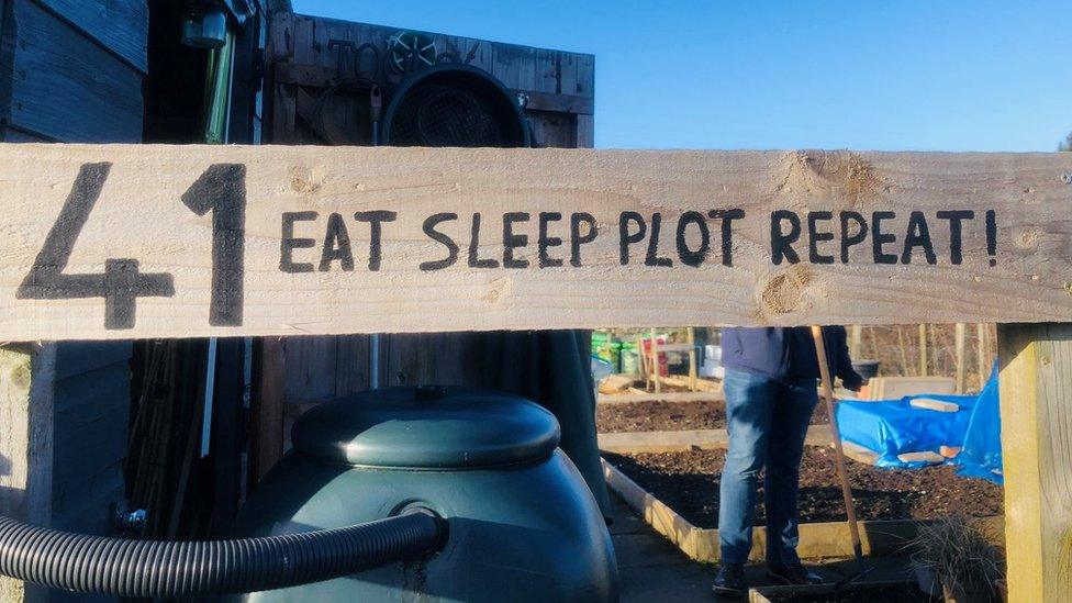 Allotment sign