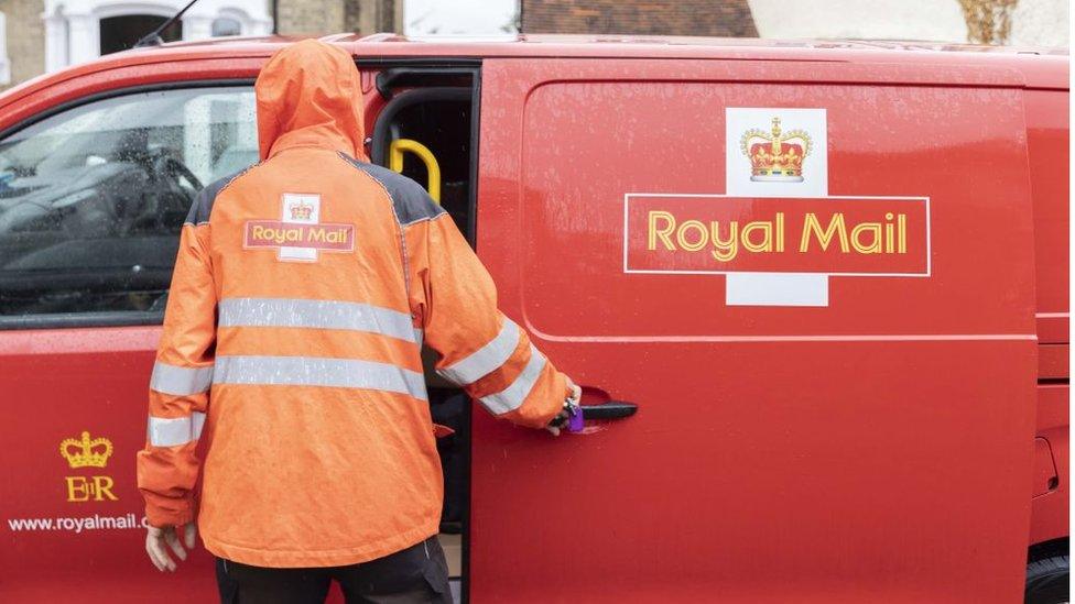 Royal Mail worker