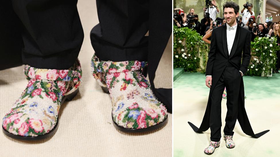 Josh O'Connor at the 2024 Met Gala: "Sleeping Beauties: Reawakening Fashion" held at The Metropolitan Museum of Art on May 6, 2024 in New York City