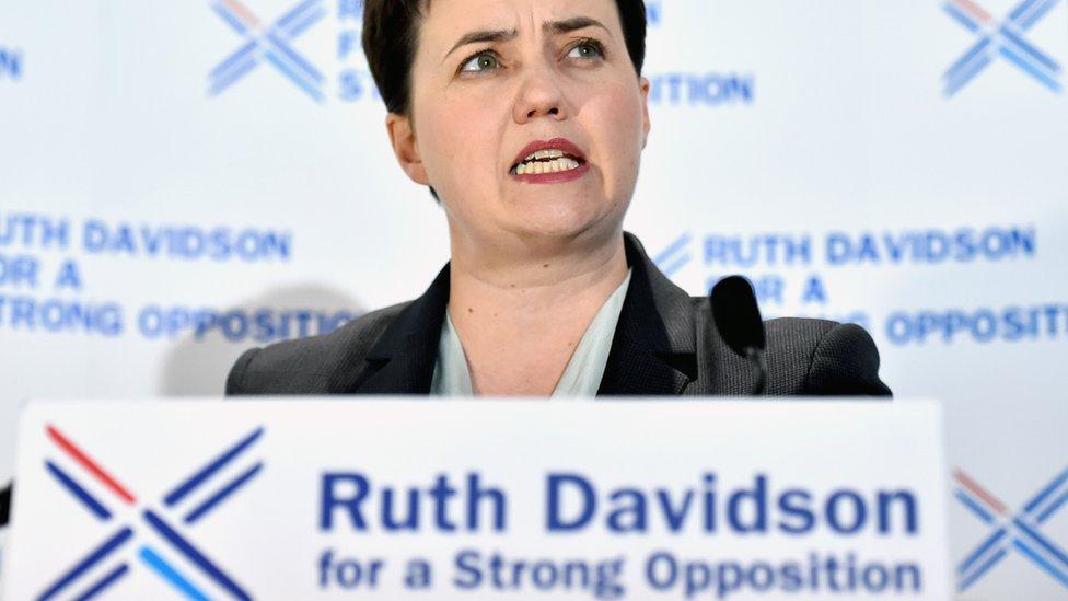 The Scottish Tories campaigned as Ruth Davidson's party