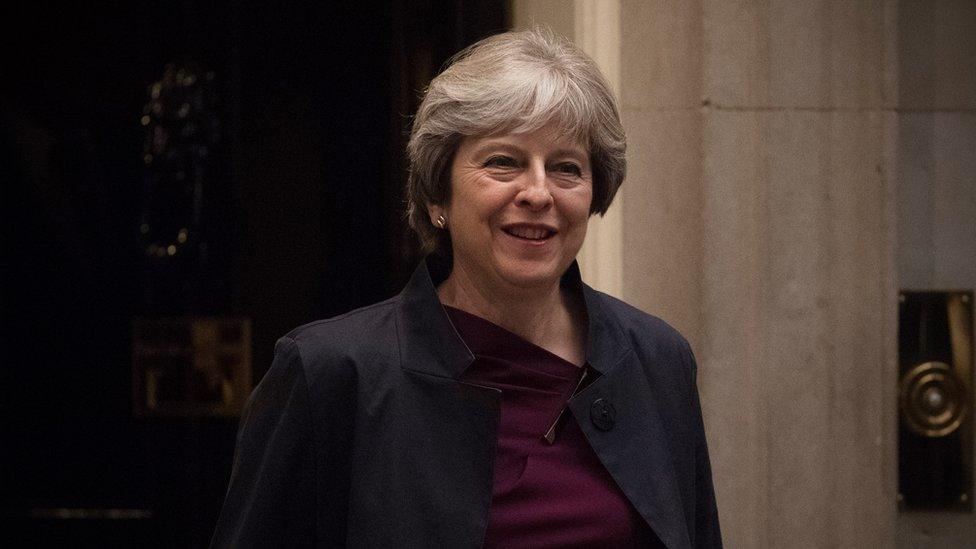 Prime Minister Theresa May Leaves Downing Street For Talks With European Commission President Jean-Claude Juncker