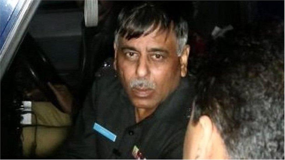 Senior Superintendent Rao Anwar in Karachi, January 2018