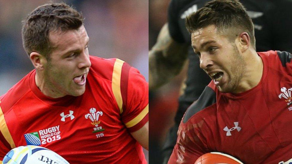 Gareth Davies and Rhys Webb