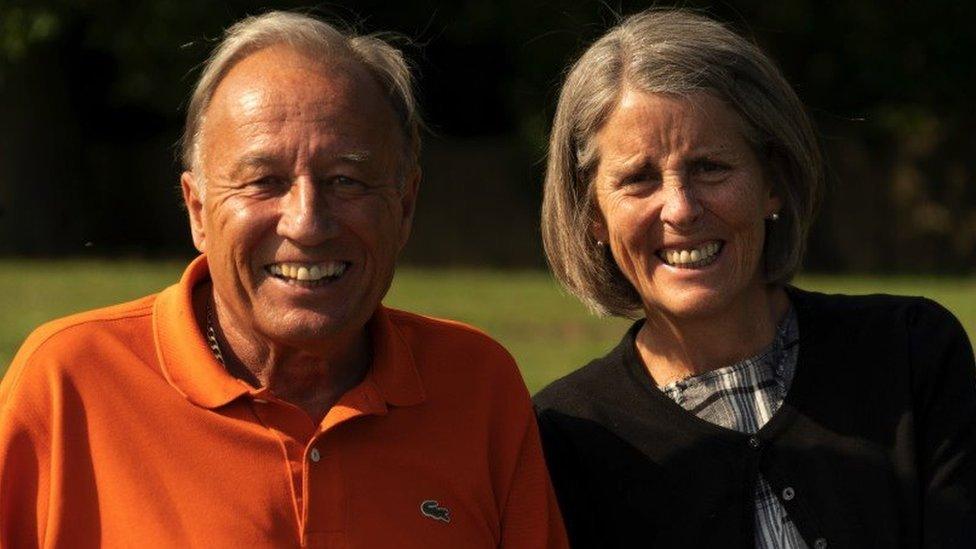 Tony with his wife Deirdre