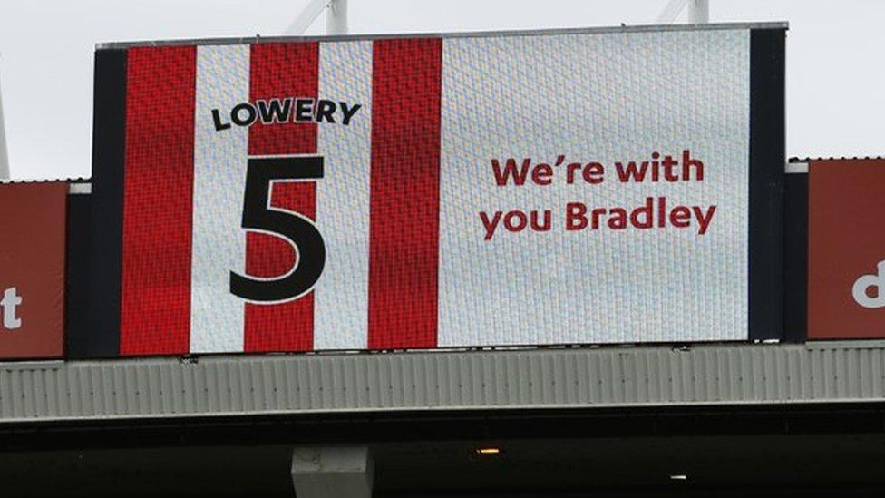 Screen at the Stadium of Light