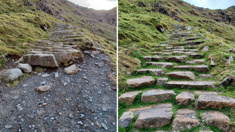 Before and after work at Wythburn