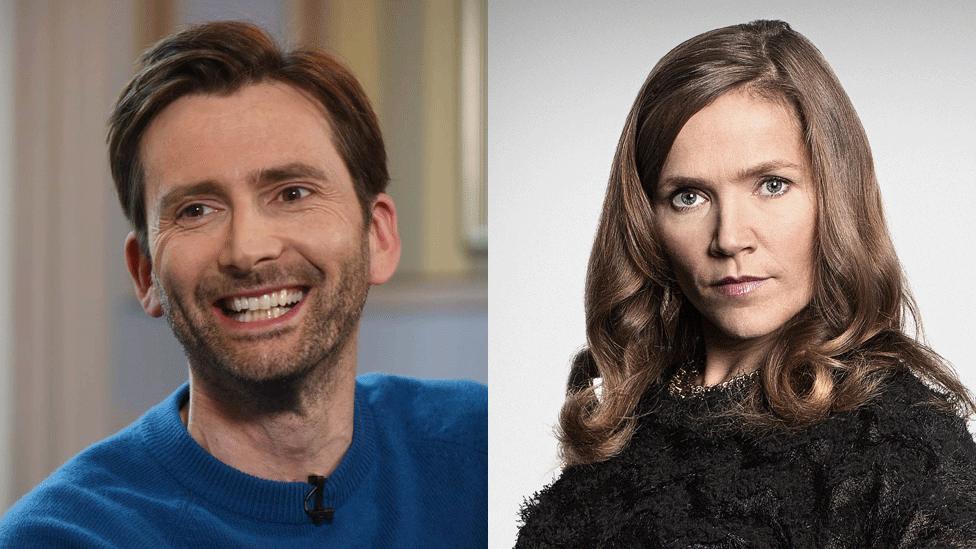 David Tennant and Jessica Hynes