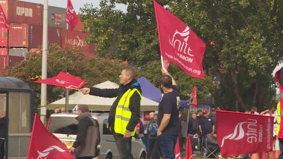 Strike at Port of Liverpool