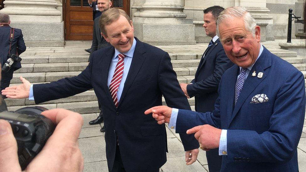 Enda Kenny with Prince Charles