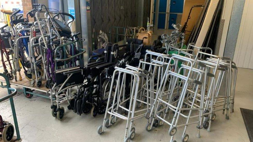 Wheelchairs and walking aids