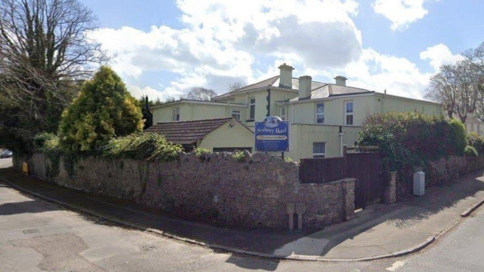 The former Seabury Hotel in Manor Road, Torquay