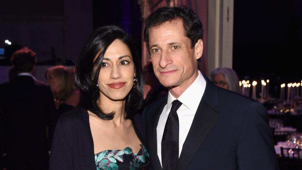 Huma Abedin and Anthony Weiner