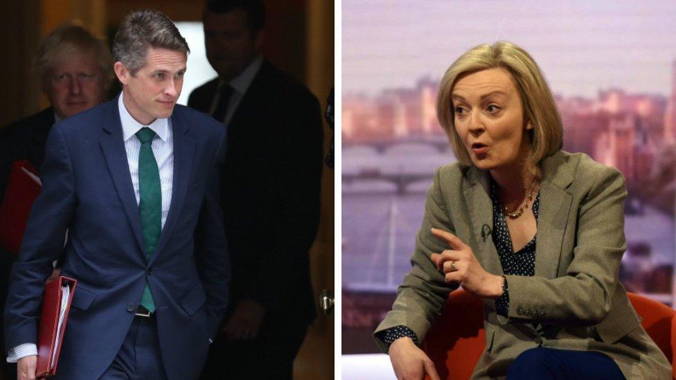 Gavin Williamson and Liz Truss