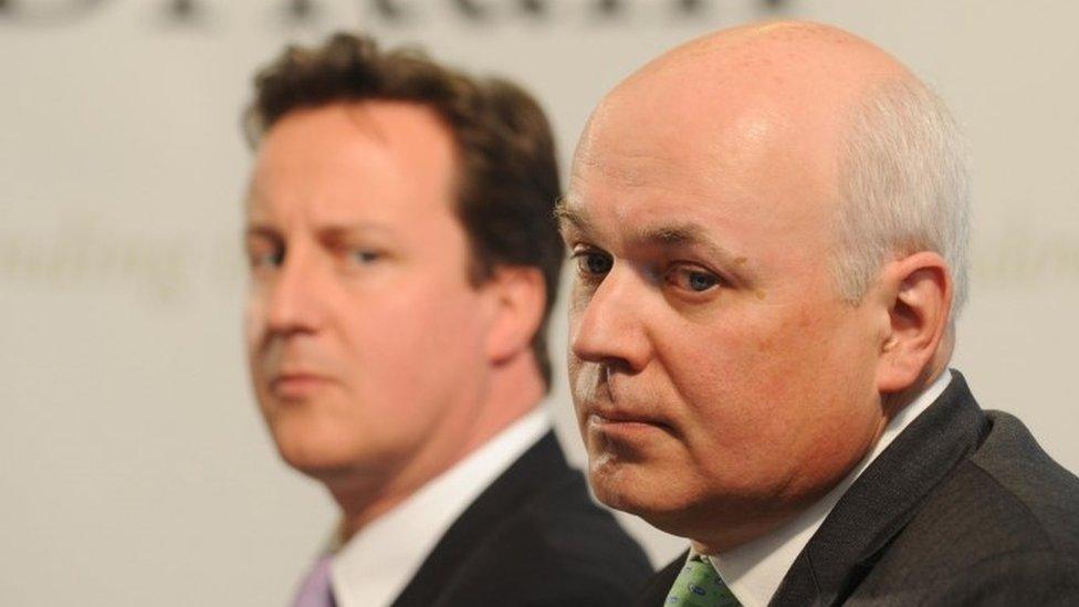 David Cameron and Iain Duncan Smith