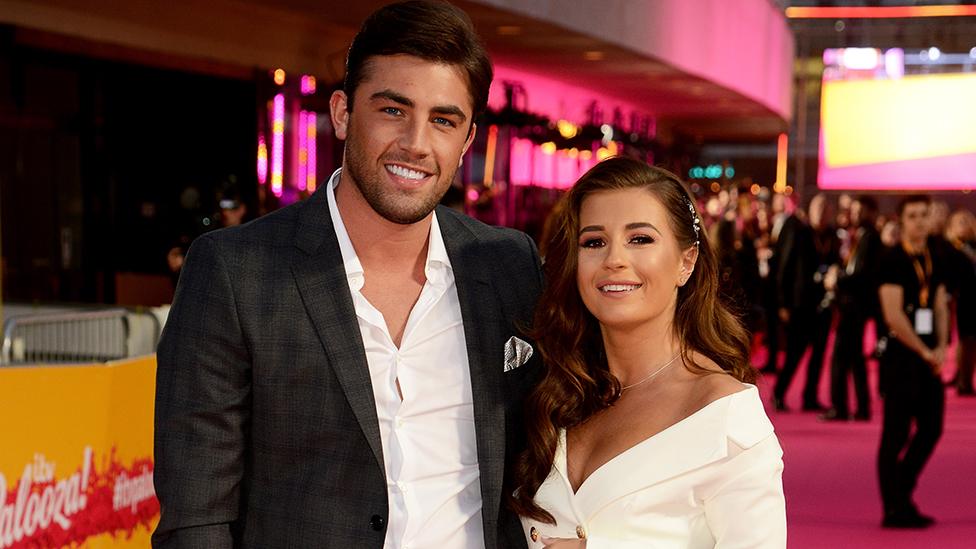 Love Island 2018 winners Jack Fincham and Dani Dyer posing for a red carpet picture