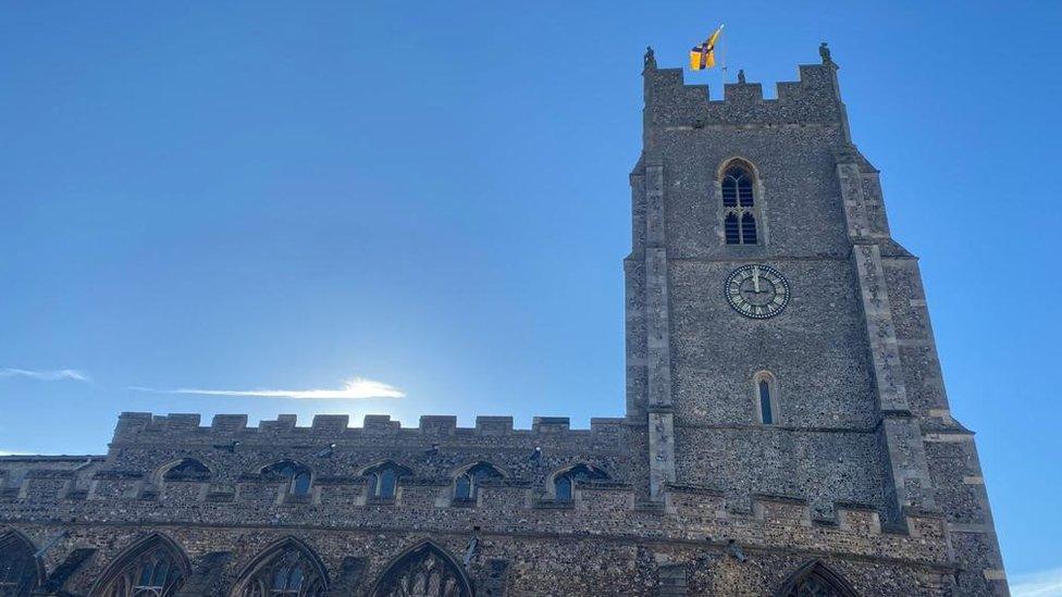 Sudbury turns yellow ahead of the football team's FA Cup match