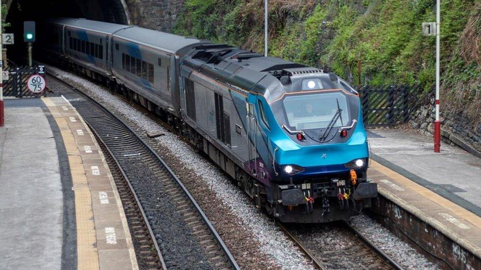 TransPennie Express train at Morley station