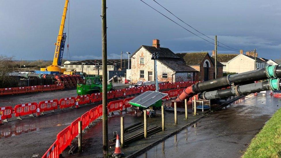 Northmoor new pumps into Parrett