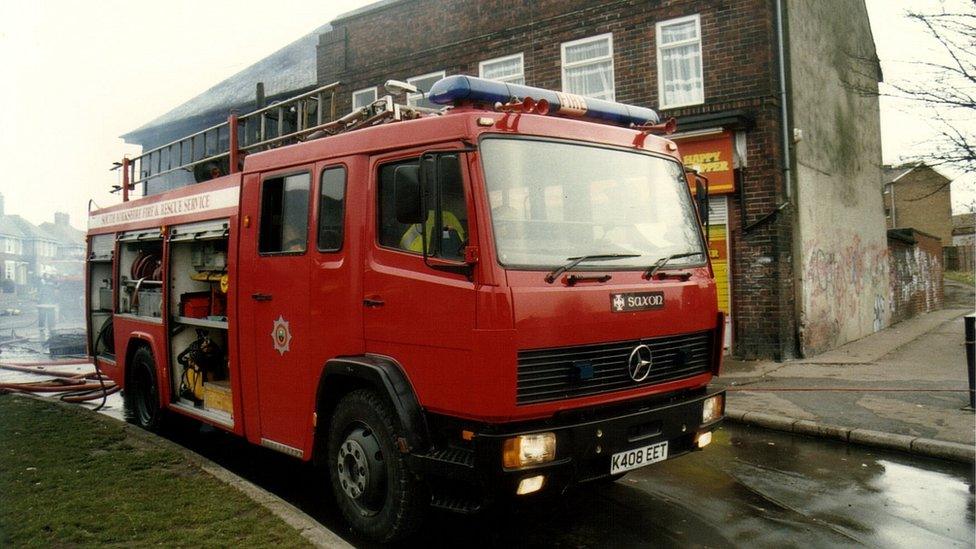 Old fire engines