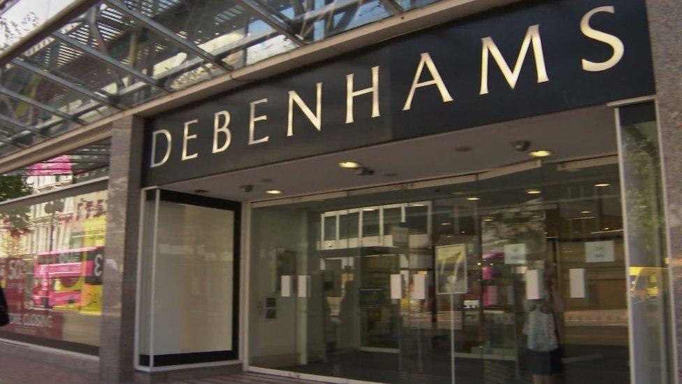 Debenhams front door