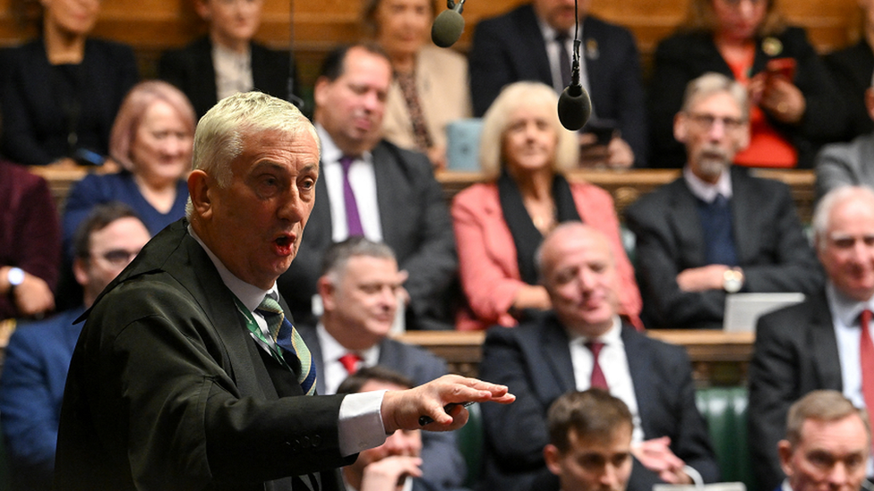 Sir Lindsay Hoyle in December