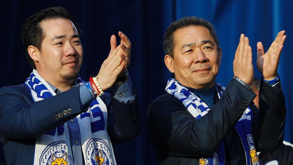 Aiyawatt Srivaddhanaprabha and Vichai Srivaddhanaprabha