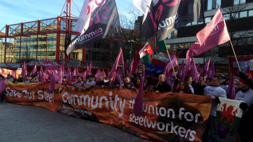 TUC rally in Sheffield