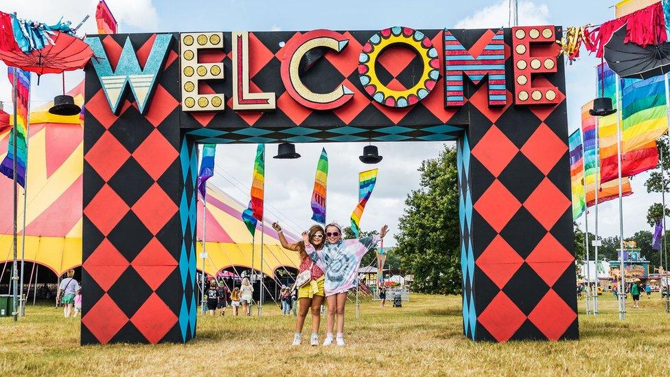 Festival-goers