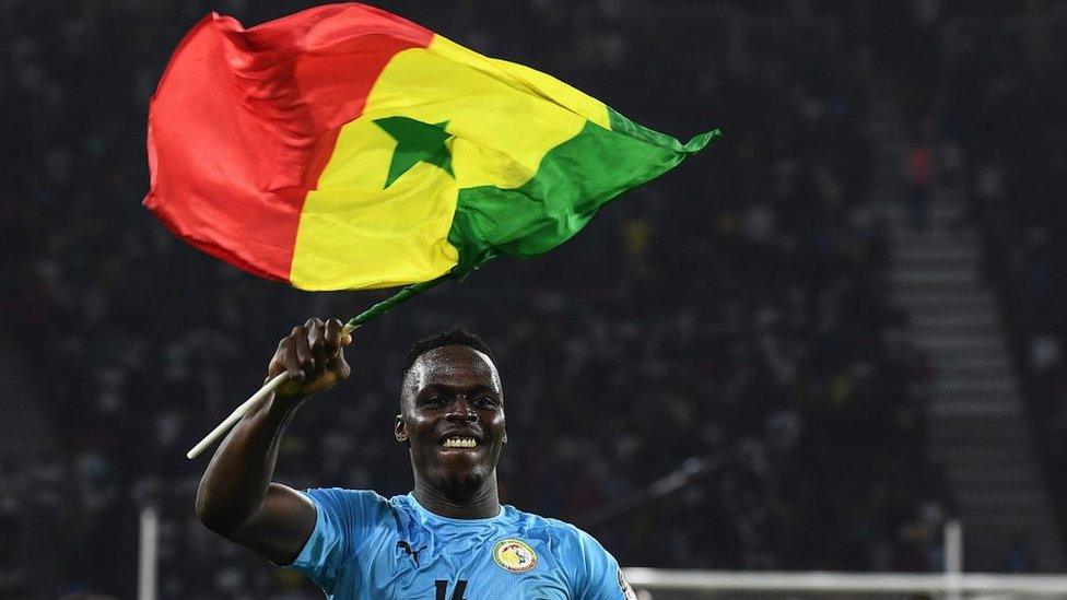 Senegal's keeper Edouard Mendy