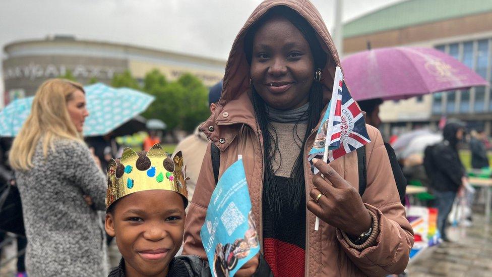 Zainab and her son David