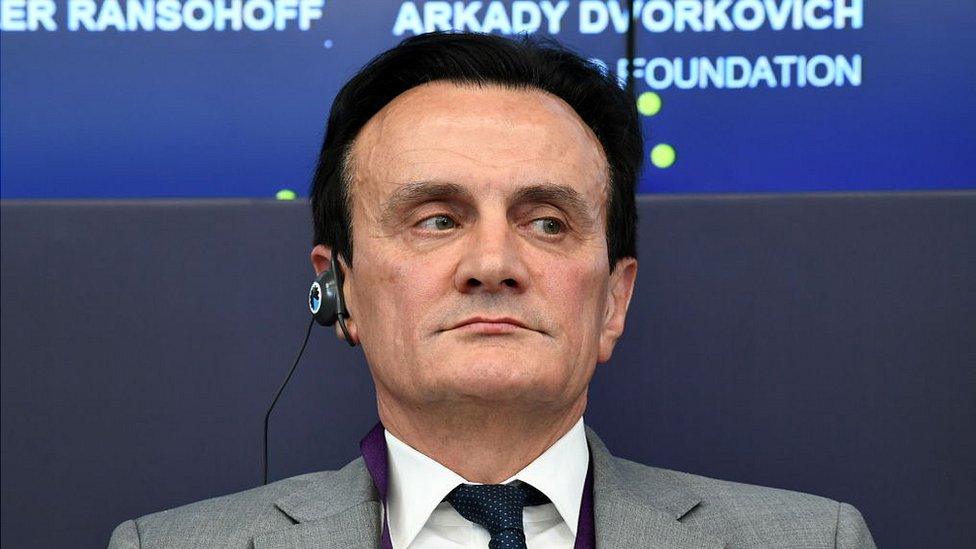 AstraZeneca CEO Pascal Soriot at the 2018 Open Innovations Forum at the Skolkovo Innovations Centre