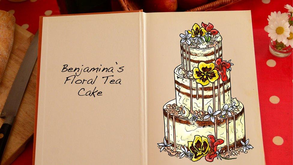 One of Tom's illustrations for Great British Bake Off