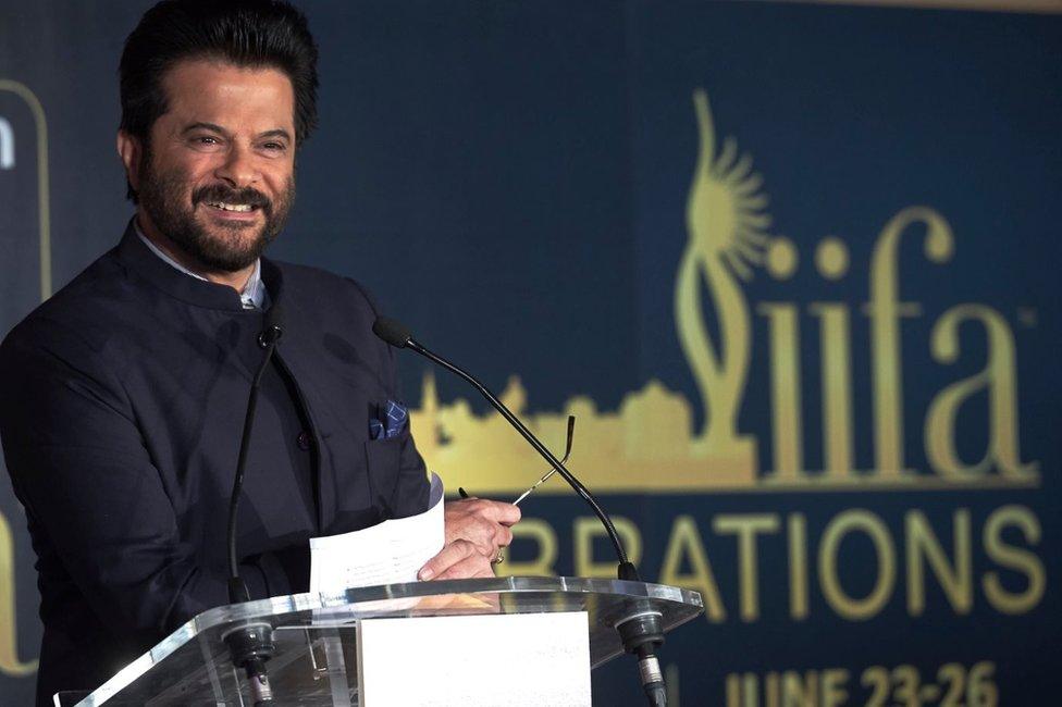 Indian actor Anil Kapoor attends the 17th International Indian Film Academy (IIFA) awards press conference at the Retiro Park on March 14, 2016 in Madrid, Spain.