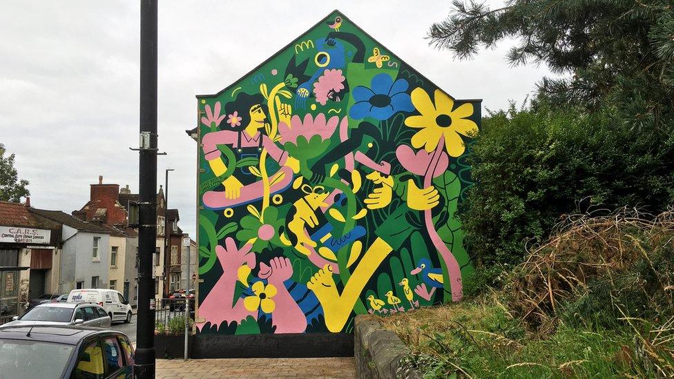 Church Road mural, Bristol