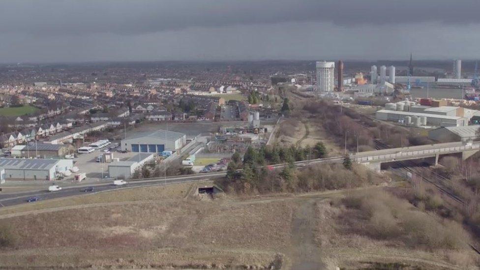 Industrial site in Goole