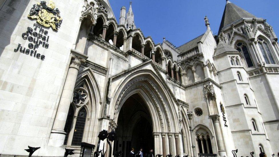 The Royal Courts of Justice in The Strand, London