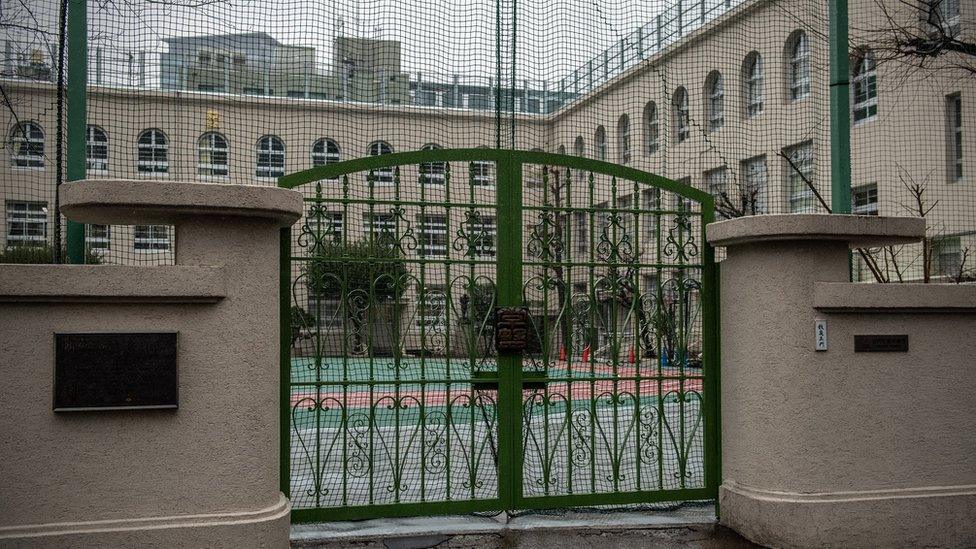 A closed school in Tokyo, Japan