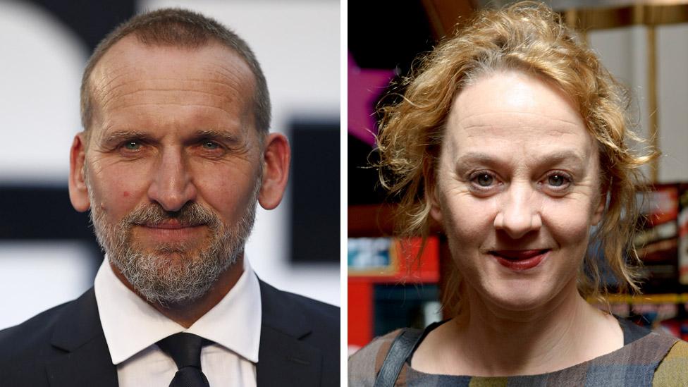 Christopher Eccleston and Niamh Cusack