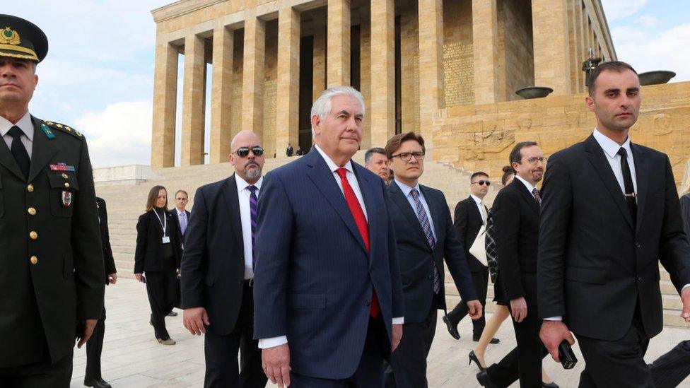 Tillerson in Turkey