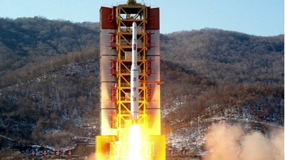 North Korean rocket launch