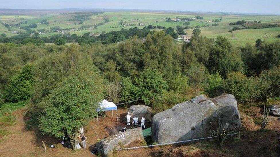 Gemma Simpson's body was buried at Brimham Rocks by Martin Bell